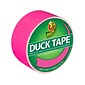 Duck Heavy Duty Duct Tapes, 1.88" x 15 Yds., Neon Pink/Green/Orange, 3 Rolls/Pack (DUCKNEON3PK-STP)