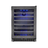 Silhouette Select Sydney 5.6 Cu. Ft. Wine Cooler, Black Stainless Steel (SSWC056D1B-S)