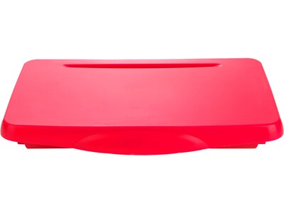 Mind Reader 17.5 x 12 Plastic Lap Desk with Storage, Red (LAPSTOR-RED)