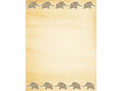 Great Papers! Everyday Letterhead, Baby Elephants, 80/Pack (2020021)
