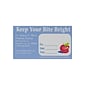 Custom Full Color Sticker Appt. Cards, Right Long Rectangle Sticker, Flat Print, Horizontal, 1-Sided, 250/Pk