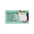 Custom Full Color Sticker Appt. Cards, Right Square Sticker, Flat Print, Horizontal, 1-Sided, 250/Pk