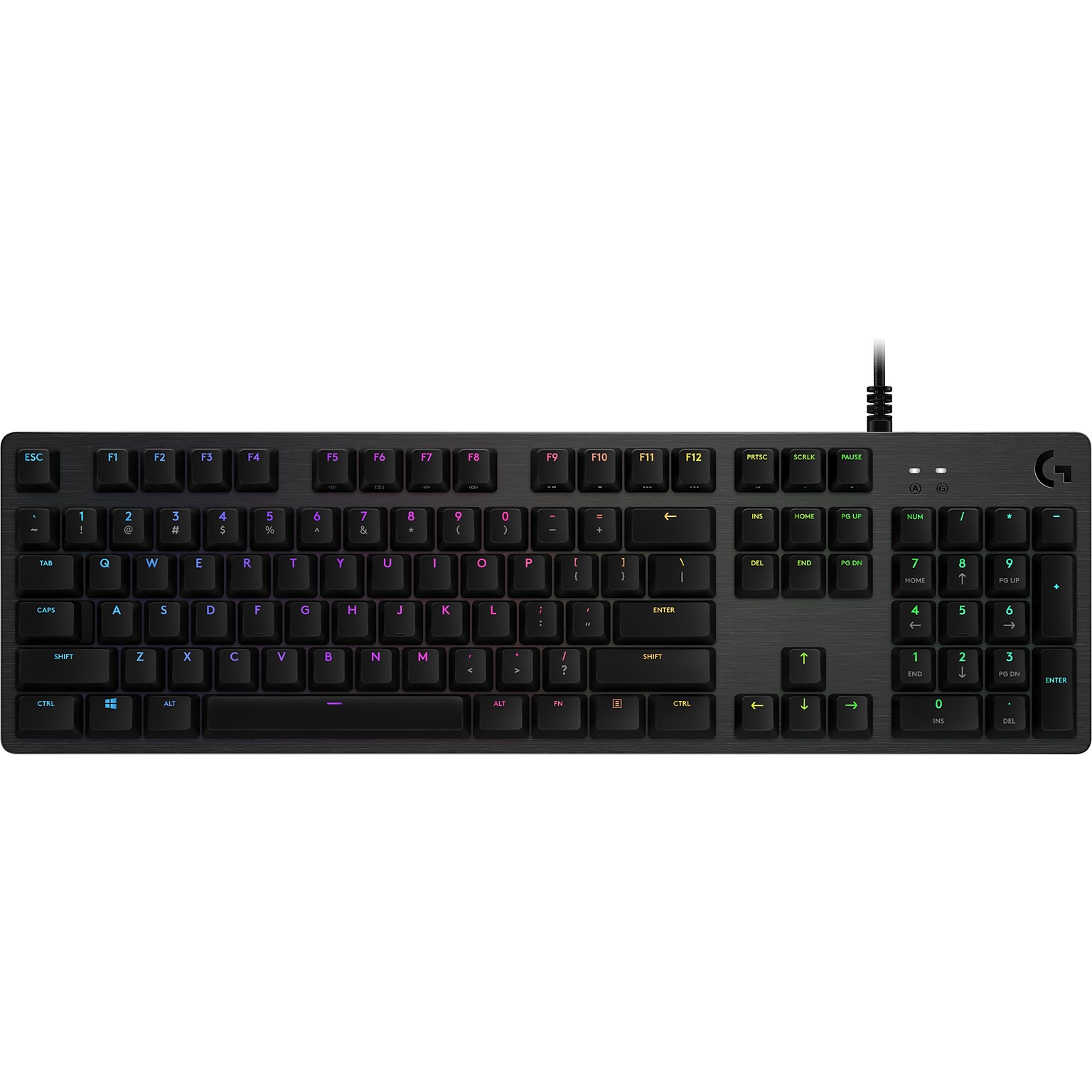 Logitech G G512 Wired Gaming Keyboard, Carbon (920-009342)