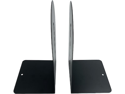 Huron Steel Book Ends, 9H, Black (HASZ0091)