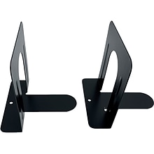 Huron Steel Book Ends, 4.75H, Black (HASZ0038)