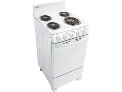 Danby Electric Range 2.3 Cu. Ft., White (DER202W)