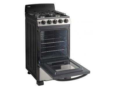 Danby 2.3 Cu. Ft. Gas Range, Black/Stainless Steel (DR202BSSGLP)