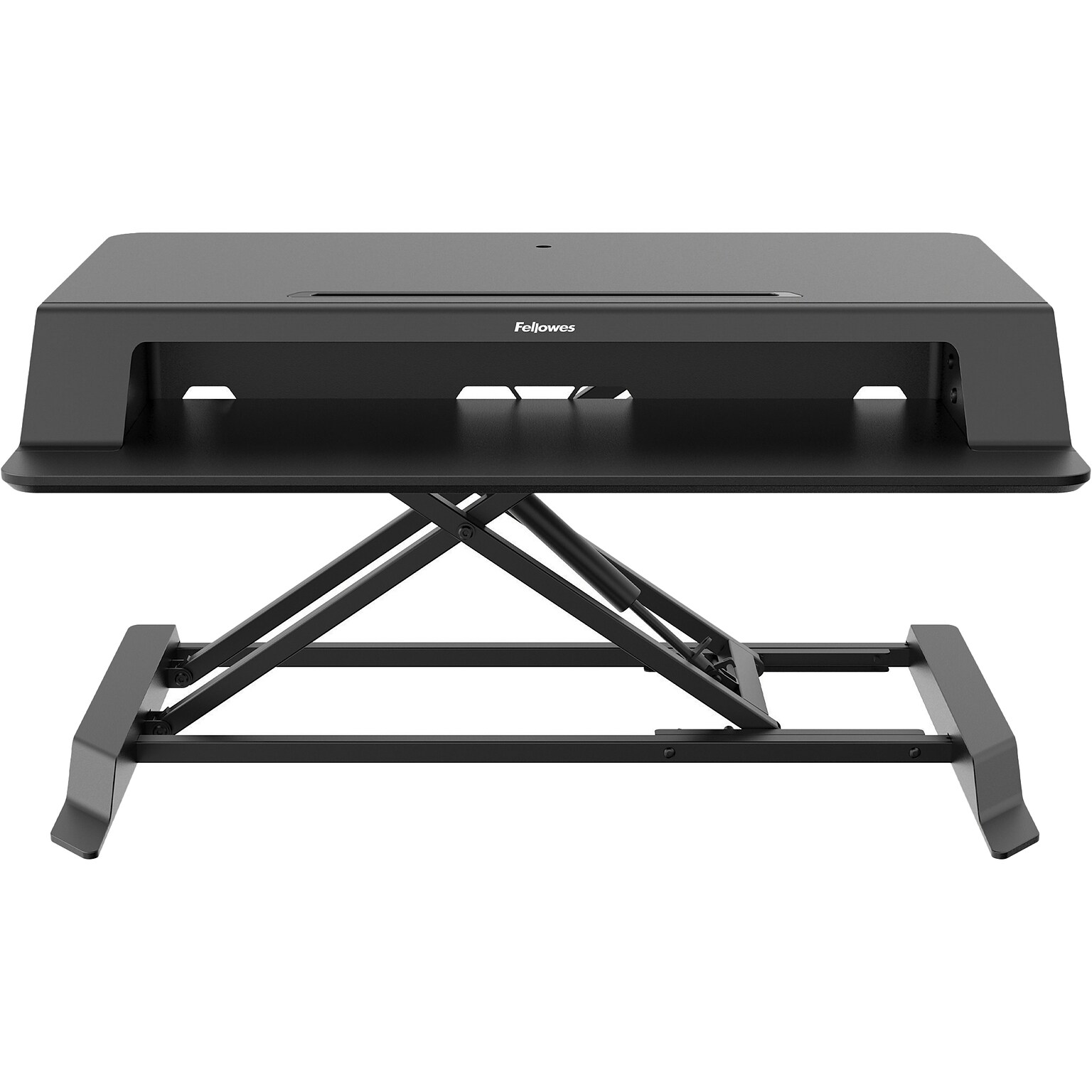 Fellowes Lotus LT 32W Manual Adjustable Standing Desk Converter, Black (8215001)