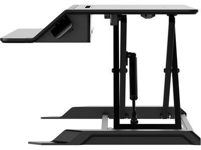 Fellowes Lotus LT 32"W Manual Adjustable Standing Desk Converter, Black (8215001)