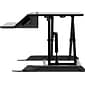 Fellowes Lotus LT 32"W Manual Adjustable Standing Desk Converter, Black (8215001)