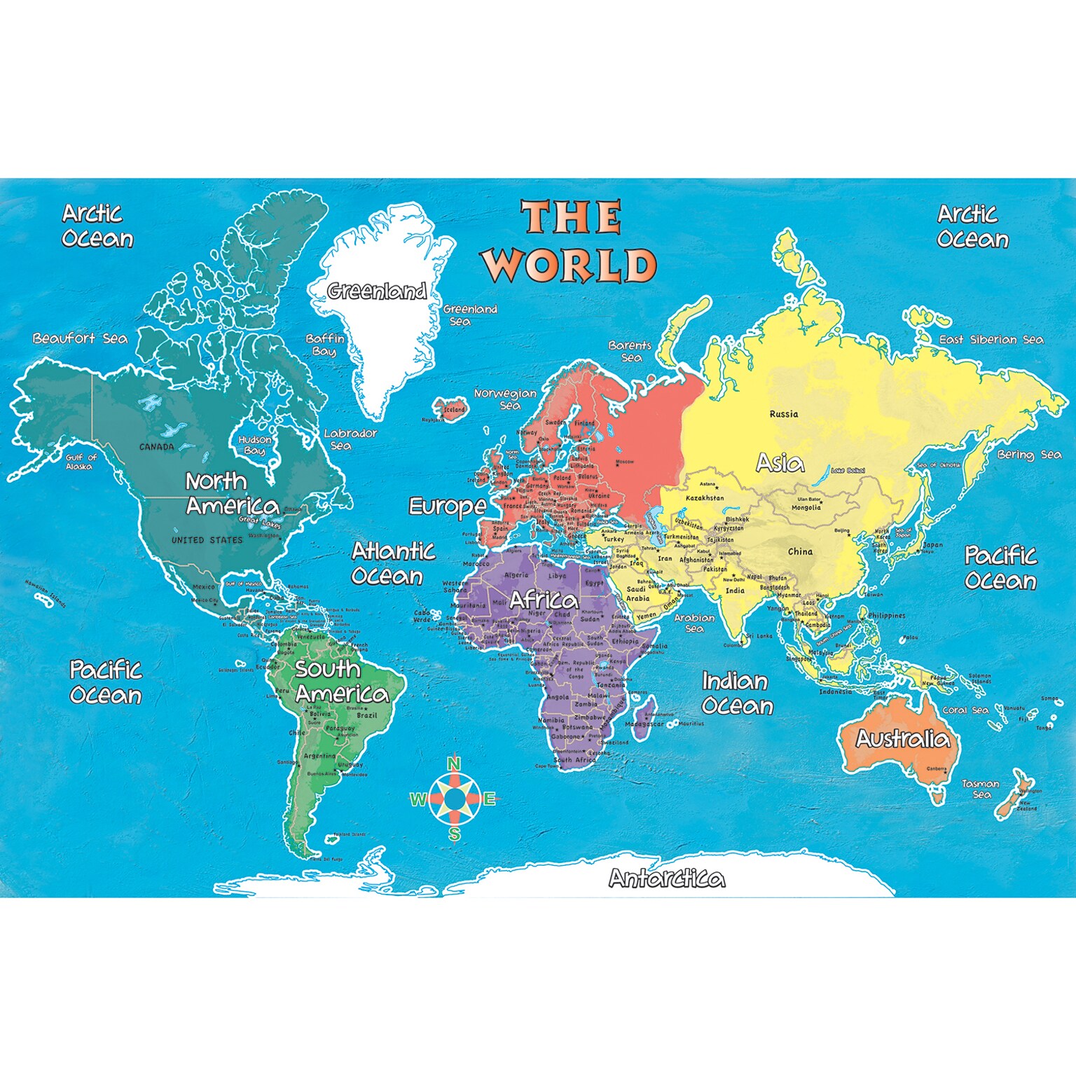 Replogle Young Explorer World Map, 24 x 16 (RE-72164)