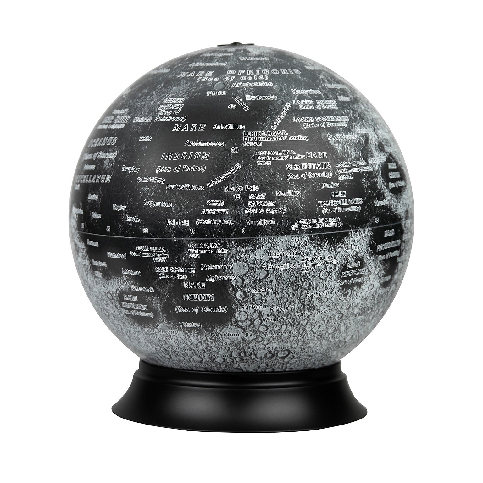 National Geographic Illuminated Moon Globe, 12 Diameter (RE-83522)