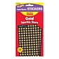 TREND Enterprises superShapes Value Pack Gold Sparkle Stars Stickers, 1300 Stickers/Pack, 3 Packs/Bundle (T-46935-3)