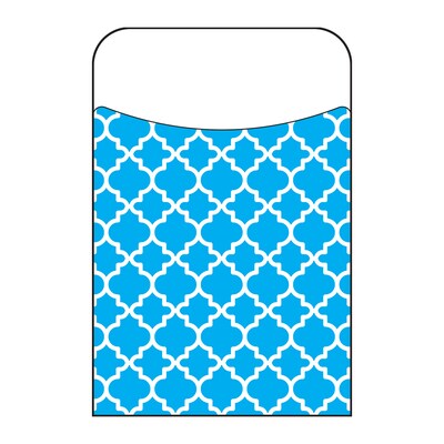 TREND Enterprises Terrific Pockets Moroccan Blue Library Pockets, 250/Pack (T-77017BP)