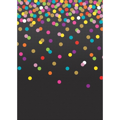 Teacher Created Resources Better Than Paper Bulletin Board Paper Roll, Colorful Confetti on Black, 4