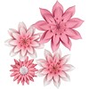 Teacher Created Resources Pink Blossoms Paper Flowers, Pack of 4 (TCR8543)