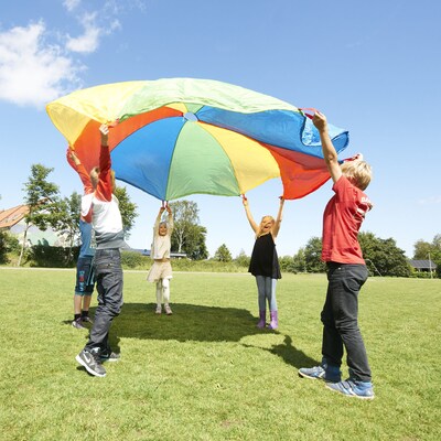 Winther GONGE Polyester Play Parachute for Kids 12', Multicolored (WING2302)