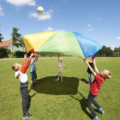 Winther GONGE Polyester Play Parachute for Kids 12', Multicolored (WING2302)