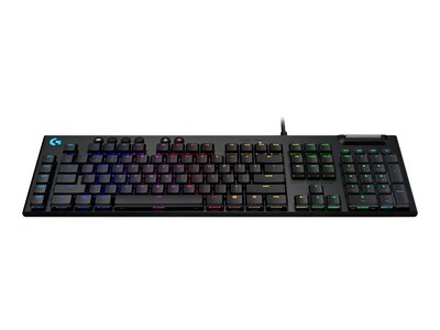 Logitech G815 LIGHTSYNC RGB Mechanical Gaming Keyboard - GL Tactile Wired, Black (920-008984)