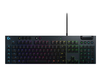 Logitech G815 LIGHTSYNC RGB Mechanical Gaming Keyboard, GL Linear Wired, Black (920-009000)