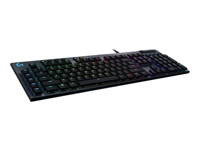 Logitech G815 LIGHTSYNC RGB Mechanical Gaming Keyboard, GL Linear Wired, Black (920-009000)