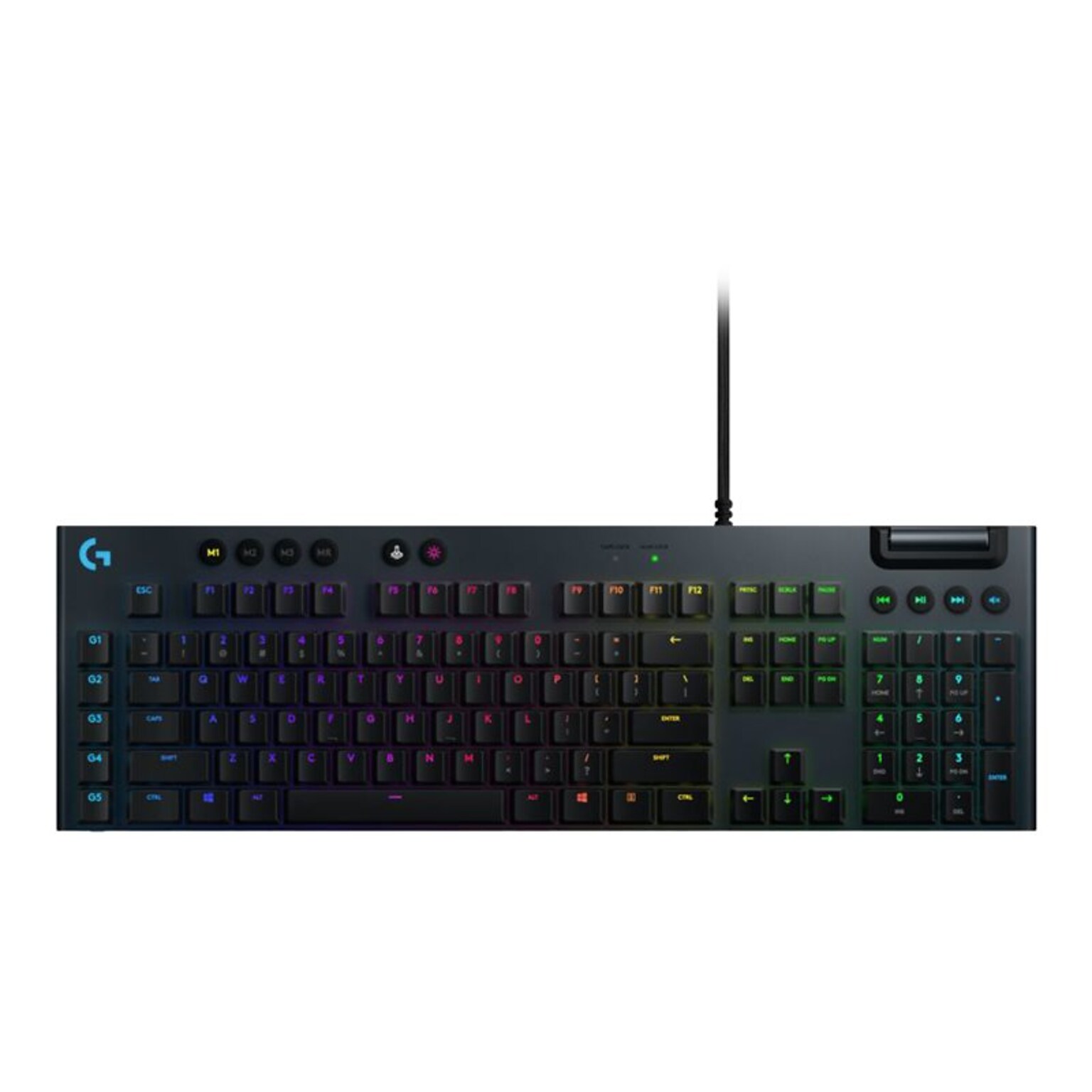 Logitech G815 LIGHTSYNC GL Clicky Gaming RGB Mechanical Keyboard, Black (920-009087)