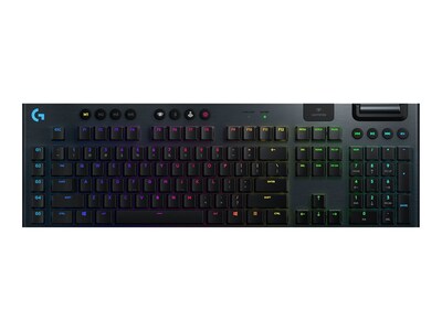 Logitech G915 LIGHTSPEED Wireless RGB Mechanical Gaming Keyboard, GL Tactile, Black (920-008902)