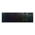 Logitech G915 LIGHTSPEED Wireless RGB Mechanical Gaming Keyboard, GL Tactile, Black (920-008902)