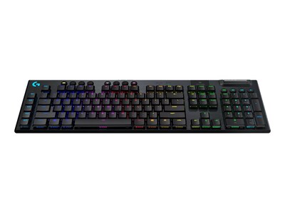 Logitech G915 LIGHTSPEED Wireless RGB Mechanical Gaming Keyboard, GL Tactile, Black (920-008902)