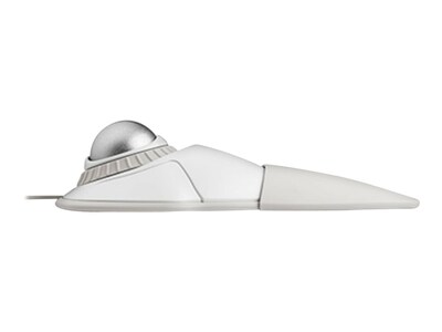 Kensington Orbit Ergonomic Ambidextrous Trackball USB Mouse, White (K72500WW)
