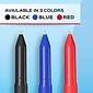 Paper Mate Write Bros. Ballpoint Pen, Medium Point, Red Ink, 1 Dozen (3321131)