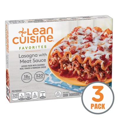 Lean Cuisine Favorites Meat Lasagna, 3/Pack (903-00127)