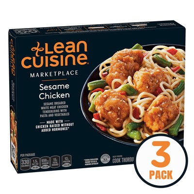 Lean Cuisine Sesame Chicken, 9 oz., 3/Pack (903-00125)