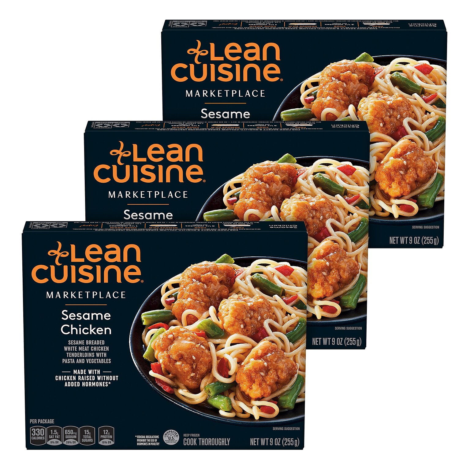 Lean Cuisine Sesame Chicken, 9 oz., 3/Pack (903-00125)