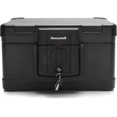 Honeywell Waterproof and Fire Document Black Steel Safe, 0.15 cu. ft. (1532)
