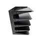 Huron 5-Compartment Steel File Organizer, Black (HASZ0149)