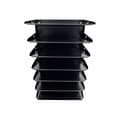 Huron 7-Compartment Steel File Organizer, Black (HASZ0150)