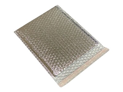 6 x 7 CCool Foil Insulated Self-Sealing Bubble Mailer, Silver, 100/Box (MB6X7SS)