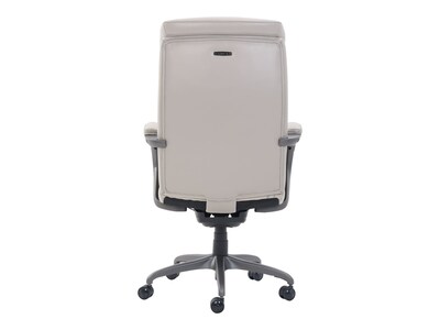 La-Z-Boy Aberdeen Bonded Leather Executive Chair, Beige (LF51122)