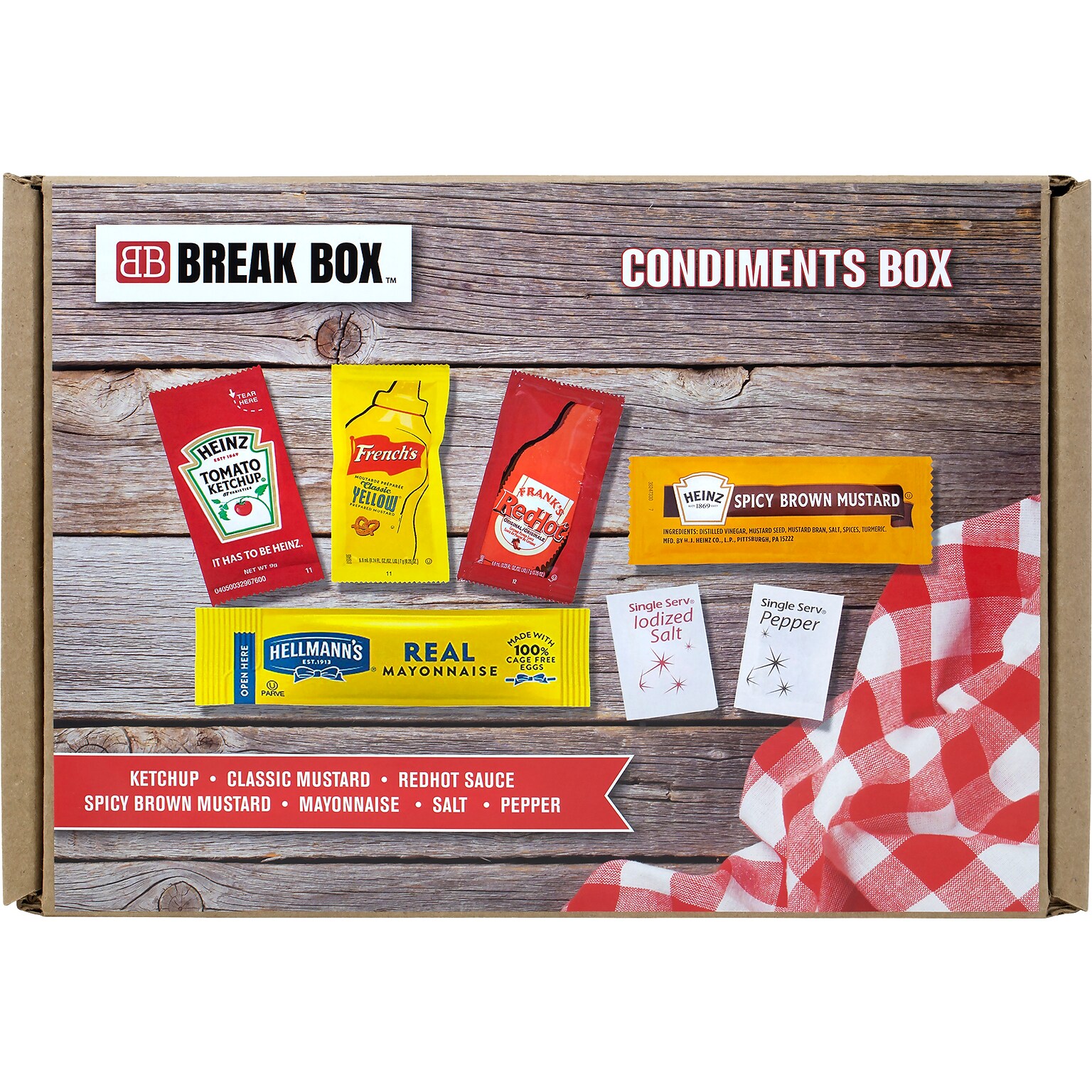 Break Box Condiment Box, 515/Pack (700-00074)