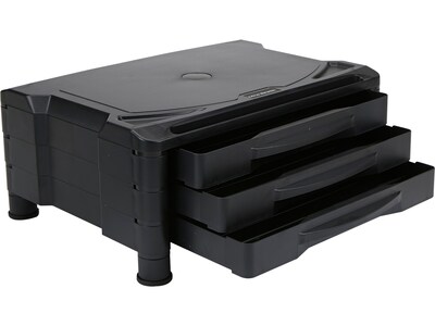 Mind Reader Monitor Stand, Black (3DRPLMONST-BLK)
