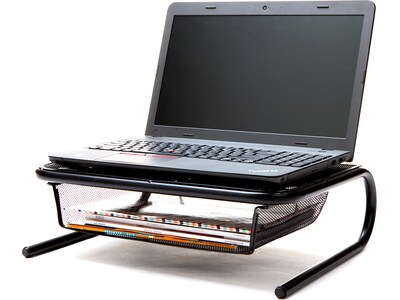 Mind Reader Monitor Stand, Black (MESHKING-BLK)