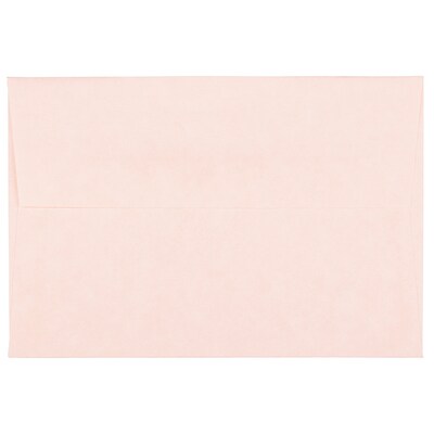 JAM Paper 4Bar A1 Parchment Invitation Envelopes, 3.625 x 5.125, Pink Recycled, 50/Pack (123456I)