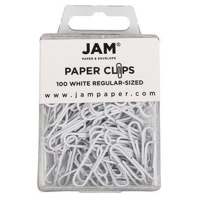 JAM Paper Office Starter Kit, White, Stapler, Tape Dispenser, Paper Clips & Binder Clips, 4/Pack (338756wh)