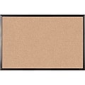 U Brands Cork Bulletin Board, Black Frame, 3 x 2 (2880U00-01)