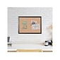 U Brands Cork Bulletin Board, Black Frame, 2' x 1.5' (2879U00-01)