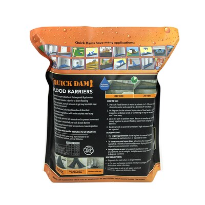 Quick Dam™ Flood Barriers 3.5 x 5 (60) 2/Pack