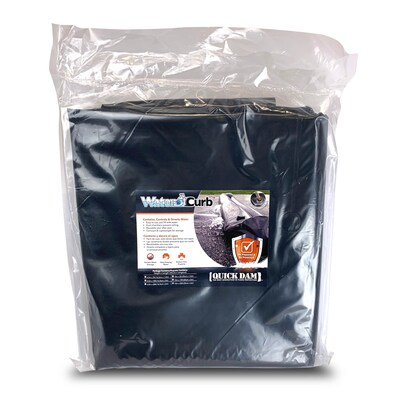 Quick Dam Universal Water Curb, Flood Control, 10 x 20, 1/Pack (QDWC1020)