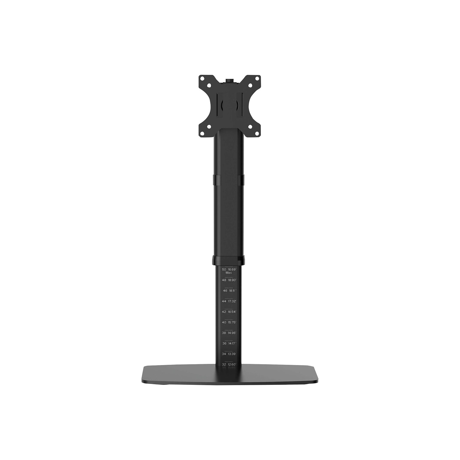 Tripp Lite Single-Display Monitor Stand - Height Adjustable, 17 to 27 Monitors Mount, Up, Black (DDV1727S)