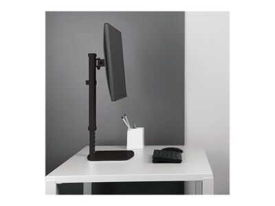 Tripp Lite Single-Display Monitor Stand - Height Adjustable, 17" to 27" Monitors Mount, Up, Black (DDV1727S)